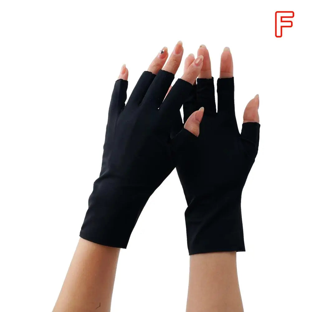 Women Sunscreen Gloves Fingerless Gloves Summer Sunscreen UV Protection Multicolor Gloves Woman Driving Glove Female Touchscreen