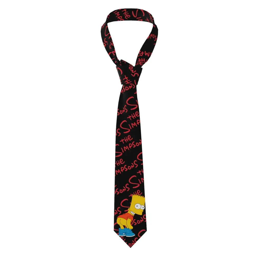 Personalized The S-Simpsones Homer Neck Ties Men Formal Silk Wedding Neckties