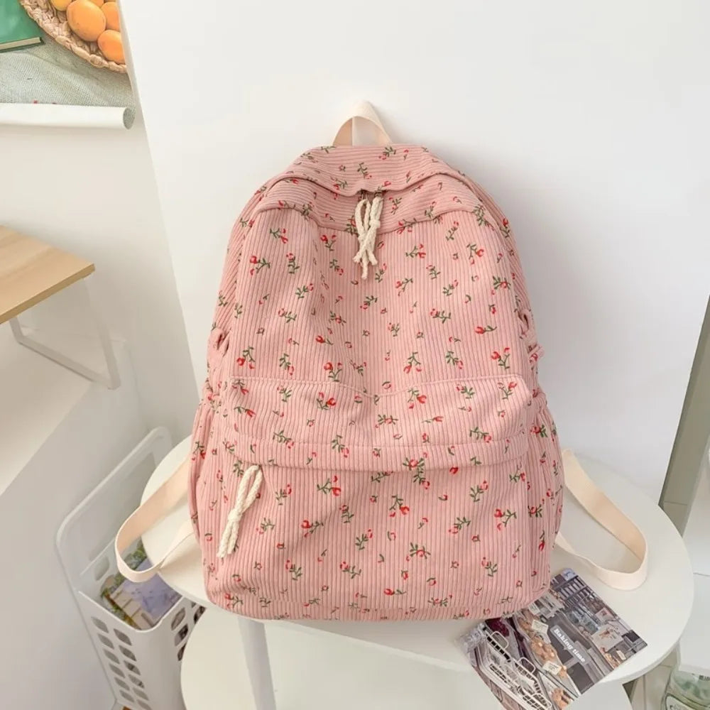 New Large Capacity Children's School Backpack Lightweight Floral School Bags Students Schoolbag Boys Girls