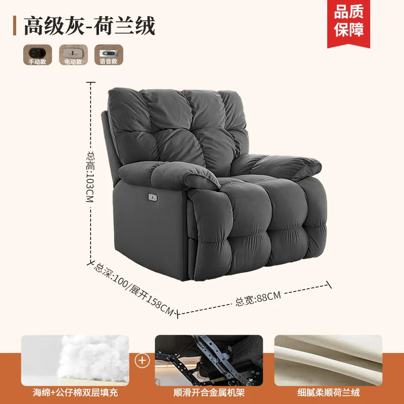 Recliner Europe Living Room Sofas Comfortable Adults Minimalist Design Sofa Cinema Lounge Muebles Para Habitacion Furnitures