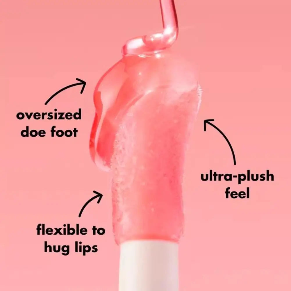 Elf Divine Wine Shiny Lip Glaze Crystal Glossy Finish Long-Lasting Lip Color Cosmetic Beauty Product