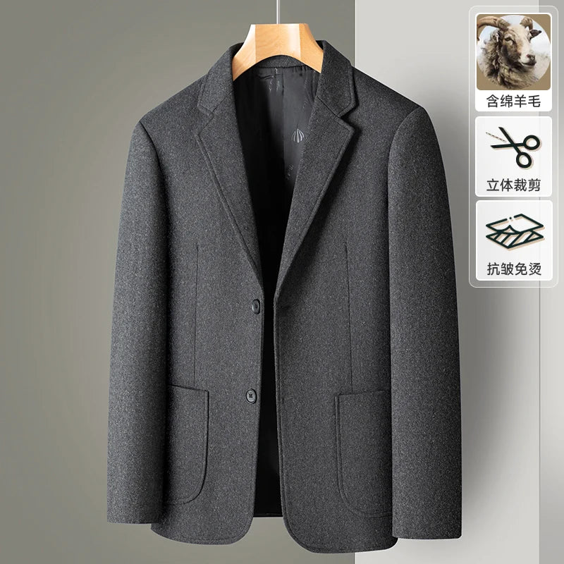 Spring, Autumn and Winter Woolen Men's Suits, Wool Suits, Cashmere Men's Jackets, Woolen Suits, Men's Suit Jackets, Woolen Coats, Suit Jackets
