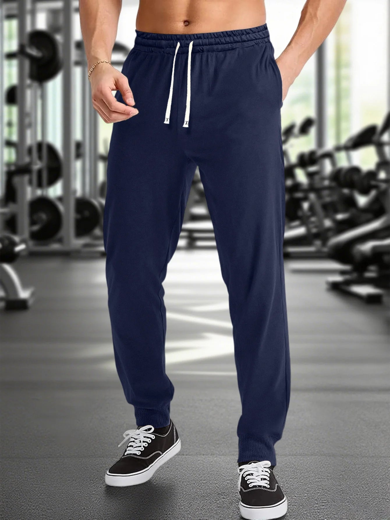 Sweatpants Clothing Casual Pants Spring And Autumn 2026 Men Trousers Men's Elastic Waist Sports Cargo Suits Black Man Trousers
