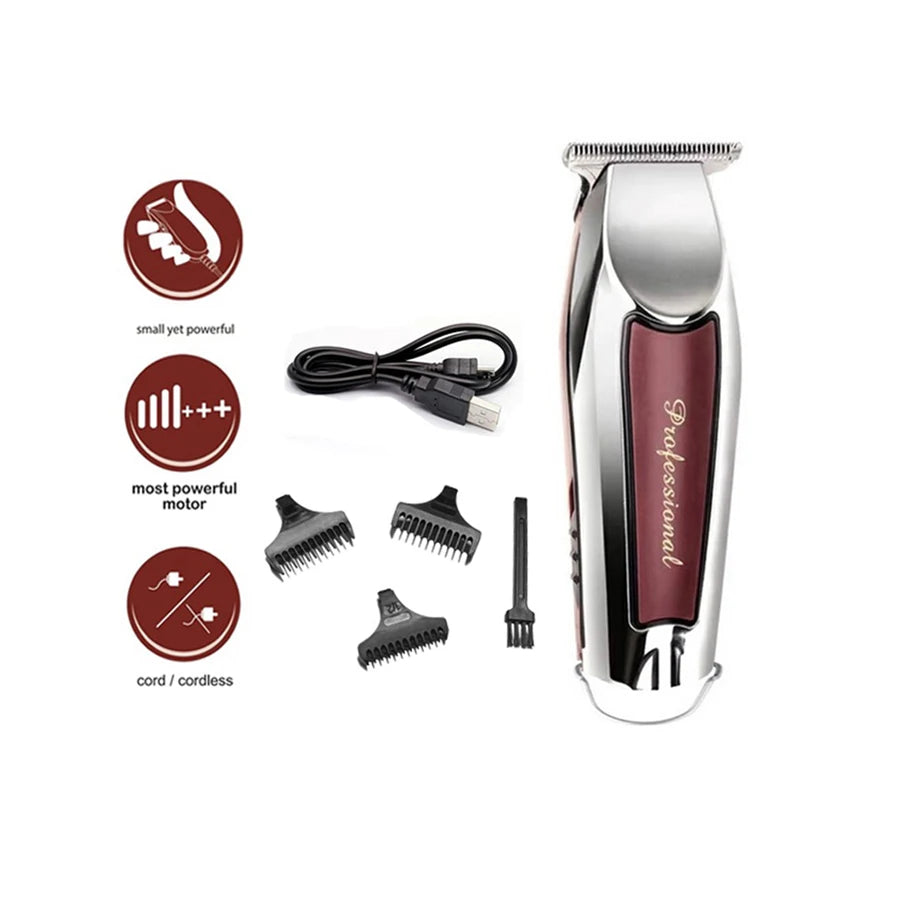 Professional Rechargeable Haircut Hair Cutting Machine Trimmer for Men Cordless Hair Clipper Electric Shaver Beard Barber