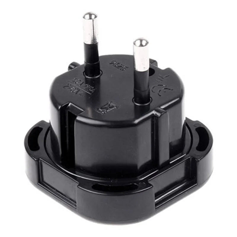 UK To EU 3PIN Plug Europe Travel Converter Adapter Plug 2pin Wall Plug Socket Connector Adaptor for International Travelling