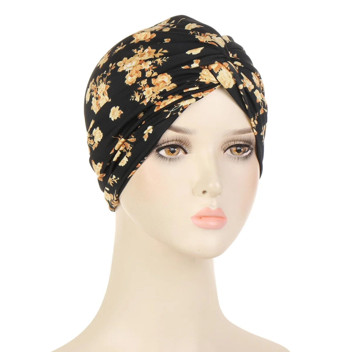 Soft Elastic Colorful Muslim Inner Hijabs Women Islamic Muslim Hijab Instant Turban Cap For Ladies Stripe Bohemia Print