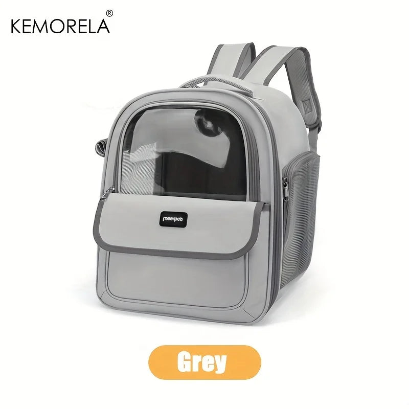 Pet Backpack for Cats And Dogs Large Outdoor Transparent Capsule Breathable Carrying Bag Pet Supplies