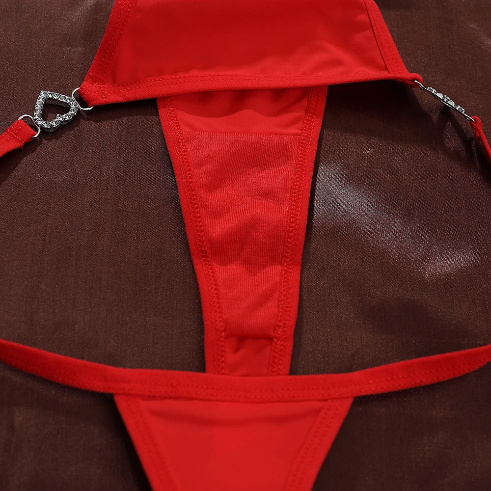 Women Sexy Thongs Low Rise Ladies G-string Heart Decoration New Fashion Cotton Panties Super Comfortable  Lingerie For Women