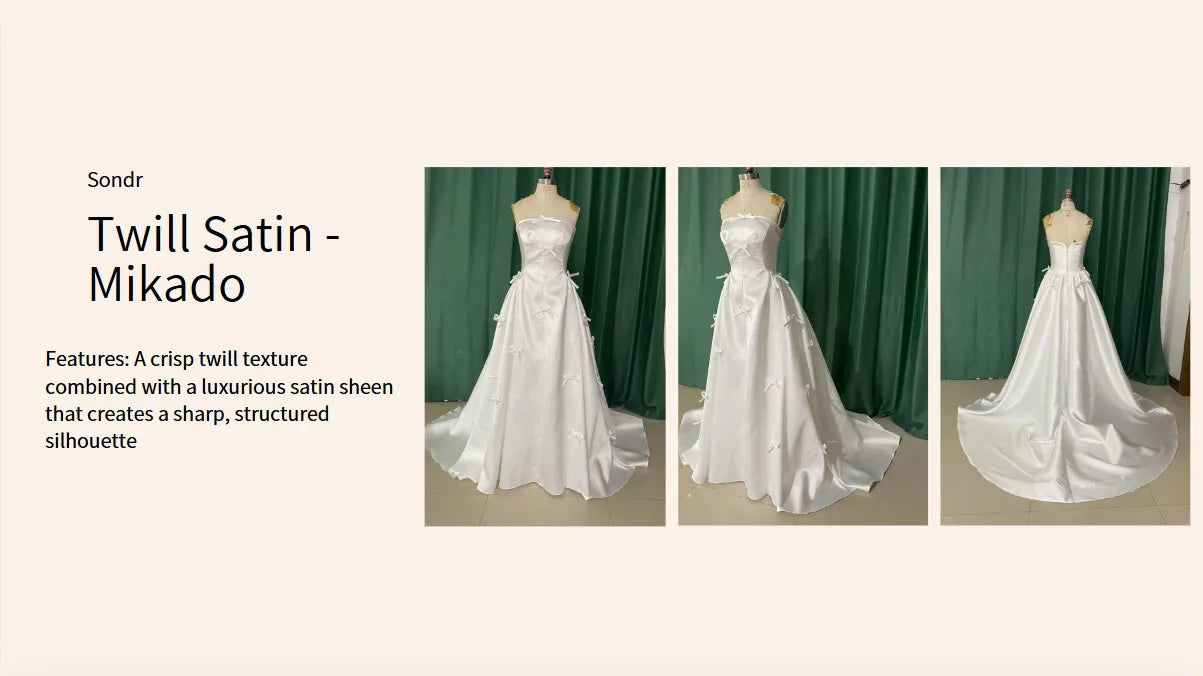 Sondr Elegant 2026 Wedding Dress 웨딩드레스 Pleat Satin Straight Bow Bridal Gown Korea Photography Dress Corset Customized