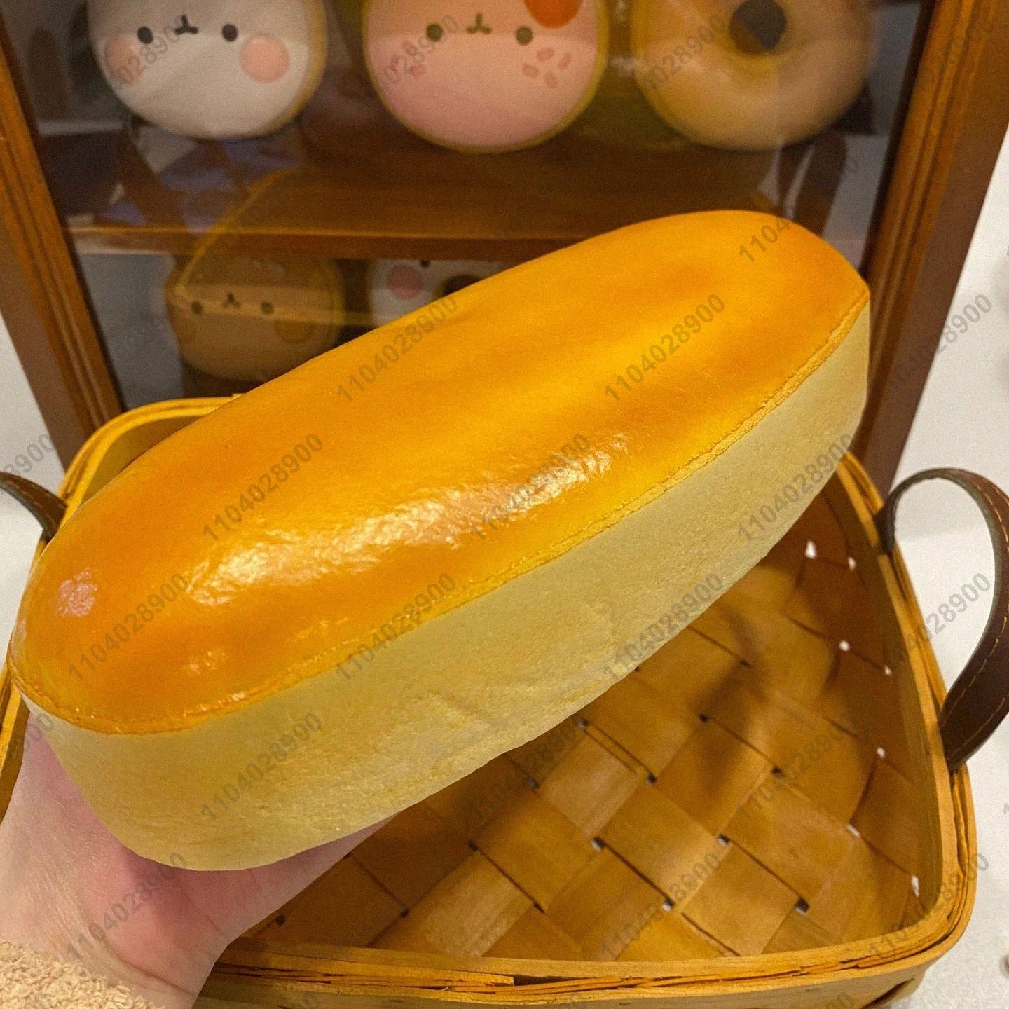 Cheese Cake Squishy Toy Slow Rising Long Cheese Bread Cake Slow Rebound Squeeze Food Stress Release Hand Relax Toy Gift
