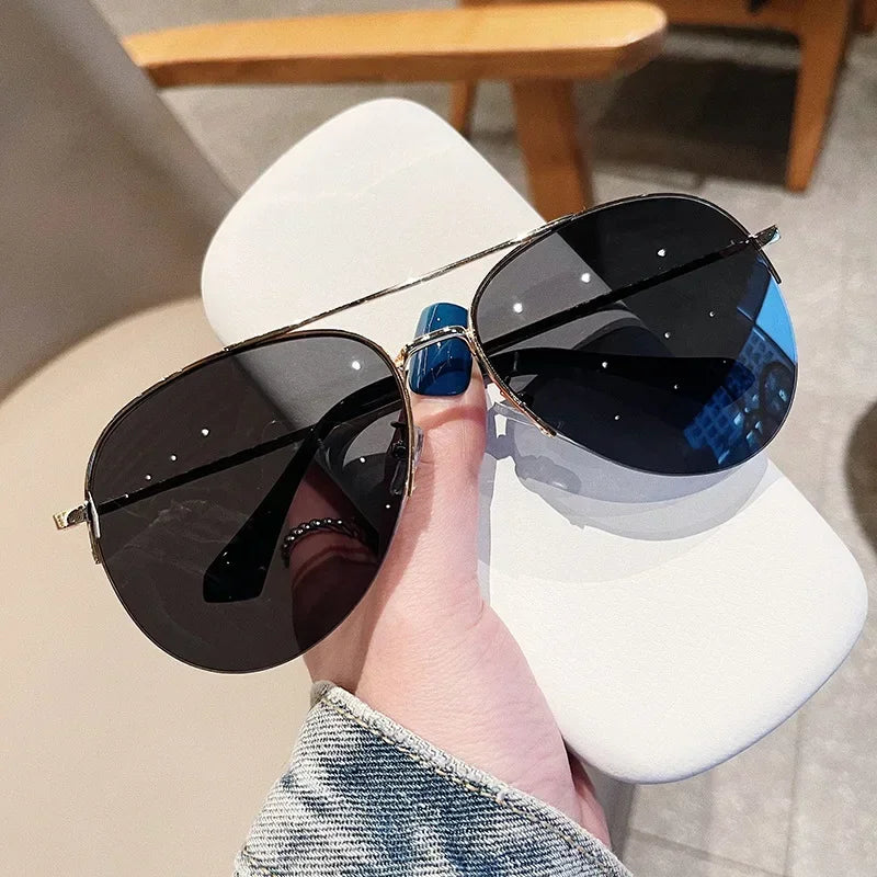 Outdoor Polarized Sunglasses Unisex Men Women Gradient Lens UV400 Driving Travel Sun Glasses Male Ultralight Anti-glare Goggles