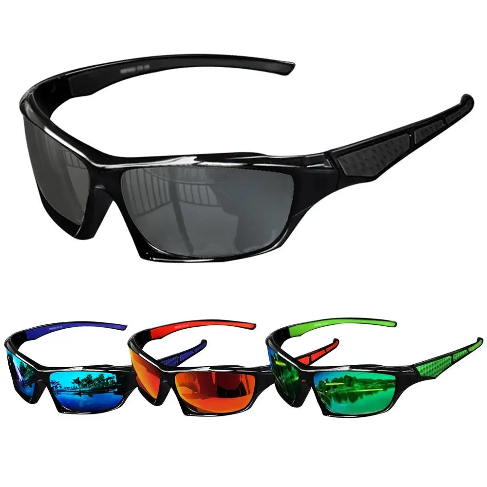 Polarized Sunglasses Men Comprehensive Protection Sun Glasses Comfortable Lightweight Frame Sport Eyeglasses for Driving Fishing
