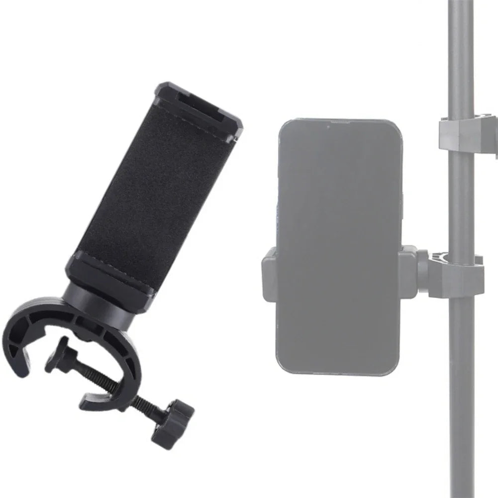 Phone Bracket Mobile Cell Support Clip For All Smartphones Phone Holder Mount Stand Microphone Stand Mount Tripod Accessories