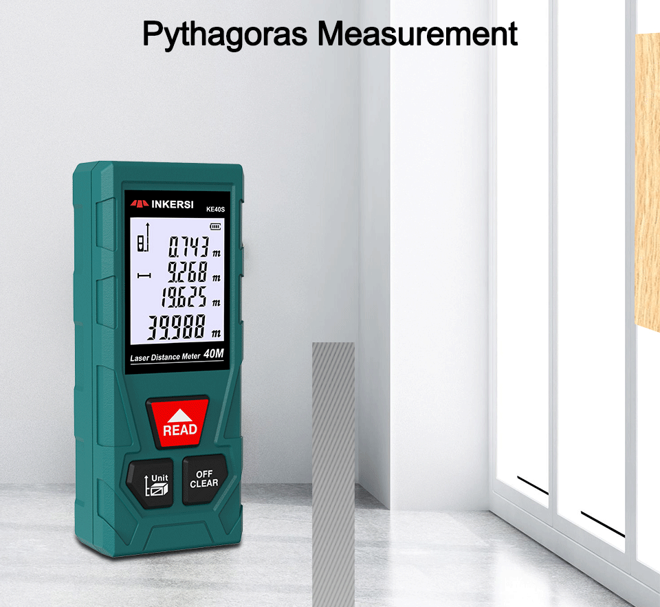 Laser Distance Meter Digital Rangefinder Roulette Trena Measuring Tape Construction Tool Laser Tape Measure Range Finder