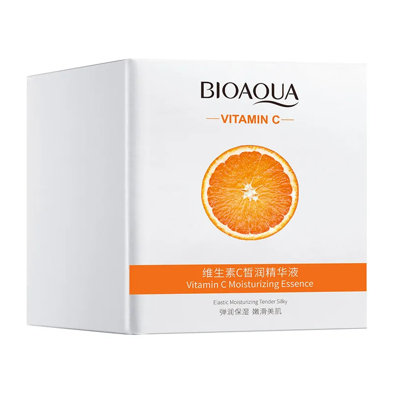 20pcs BIOAQUA Vitamin C Serum Moisturizing Refreshing Whitening Nourishing Anti-aging Face Essence Facial Skin Care Products
