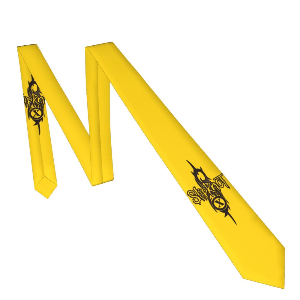 Slipknots Neckties Men's Customized Silk Heavy Metal Rock Music Gift Neck Tie for Office