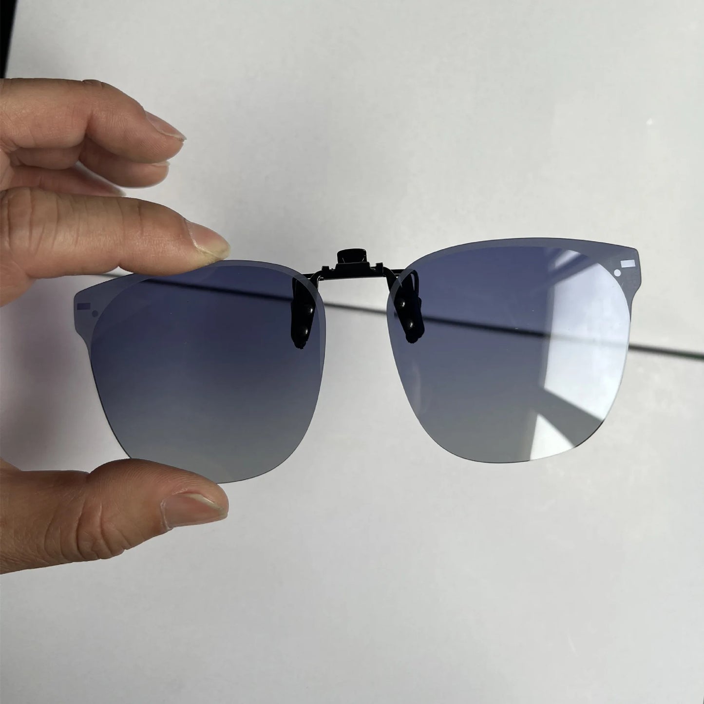 Clip On Sunglasses Gradient Polarized Glasses Clip For Myopia Eyeglasses Uv400 Goggles Men Fishing Driving Night Vision Glasses