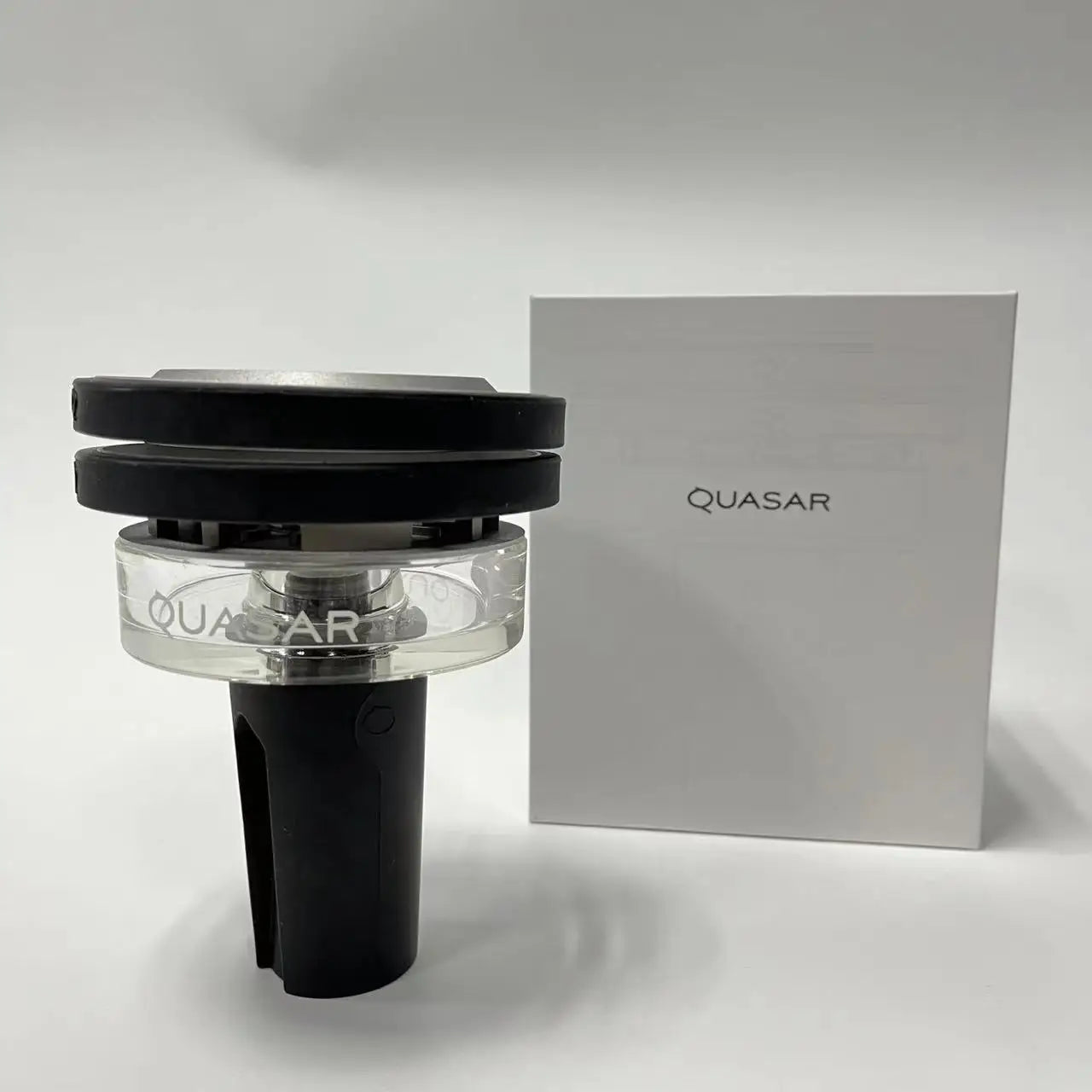 Silicone Hookah Bowl Charcoal Tray & Borosilicate Glass Base QUASAR Premium Hookah Set French Luxury Gift Box for Shisha Chicha