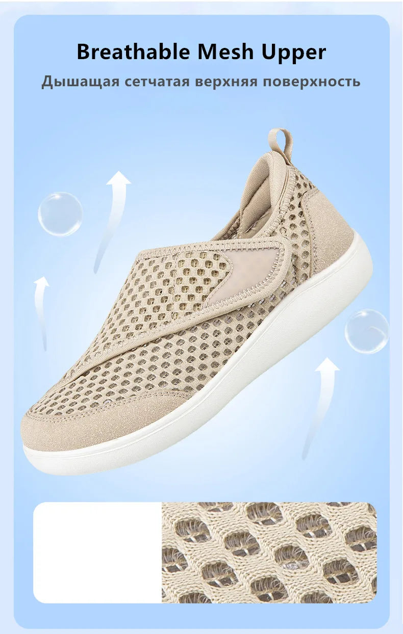 New Casual Orthopedics Wide Feet Swollen Shoes Thumb Eversion Adjusting Sneakers Comfortable Couple Diabetic Shoes Walking Shoes