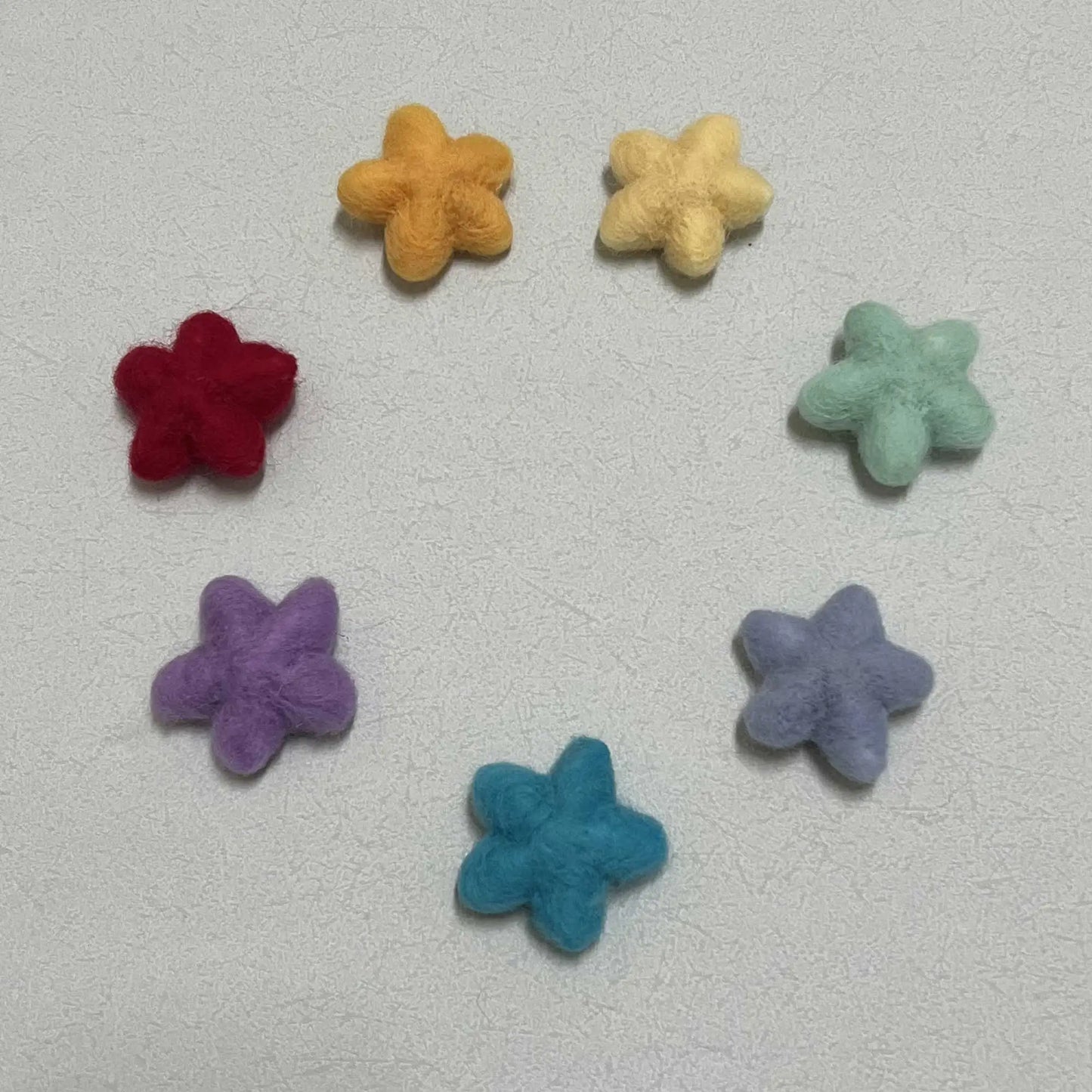 Accessories for Newborn Photography Made of Babies Wool Felt Star Heart Shapes Baby Studio Accessories Decorations