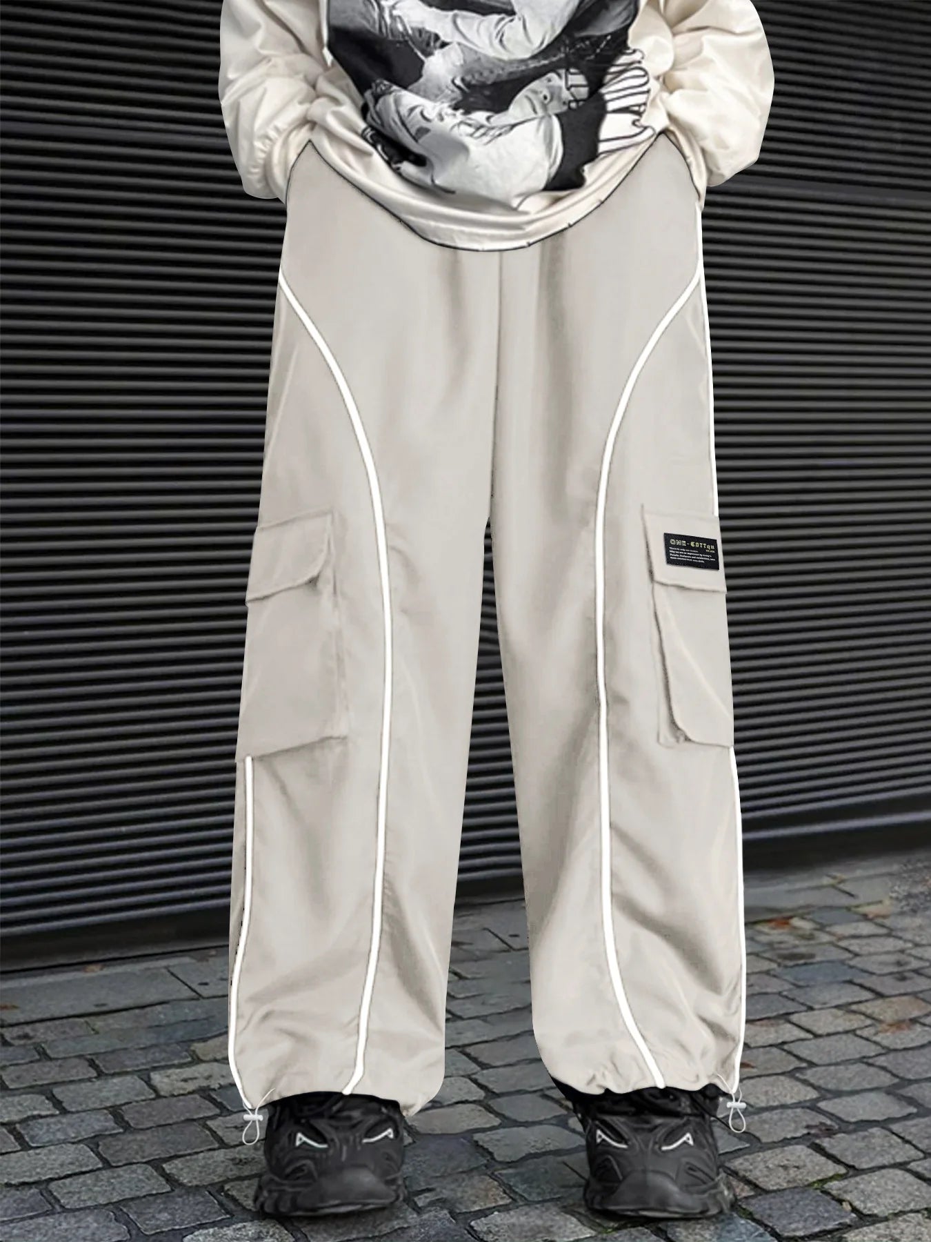 European and American Workwear Pants Men Summer New American Trendy Brand Fashion Loose Fit Casual Trousers
