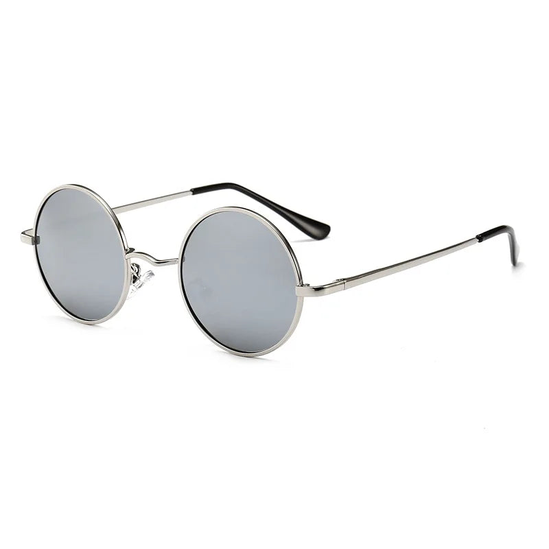 Round Polarized Sunglasses Men Women Retro Sun Glasses Male Female Brand Designer Metal Frame Eyewear Driving Eyeglasses UV400
