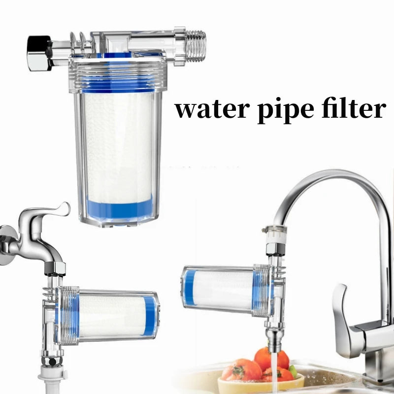 Universal Water Pipe Filter PP Cotton Shower Bath Sprayer Strainer Faucet Water heater Purification Kitchen Bathroom  Fittings