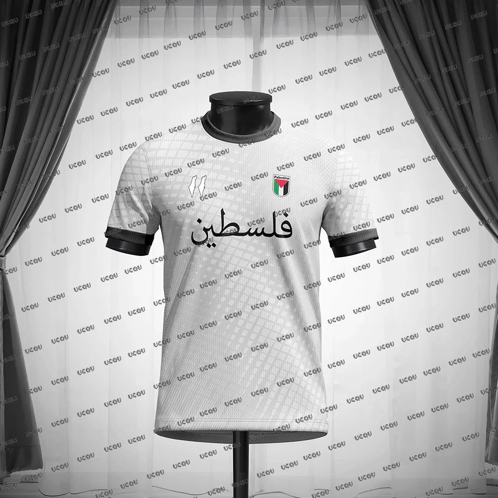 Palestine Football Jersey T Shirts Summer Fashion Short Sleeve Palestinian Flag 3D Print Tshirt Motorcycle Jerseys Men Tops