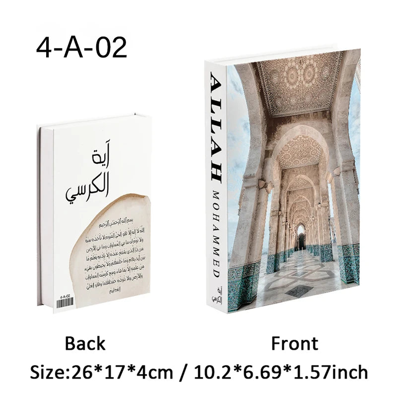 Islamic Church Writing Culture Fake Books Decorative Coffee Table Decoration Storage Box Bookshelf Bedroom Aesthetic Home Decor