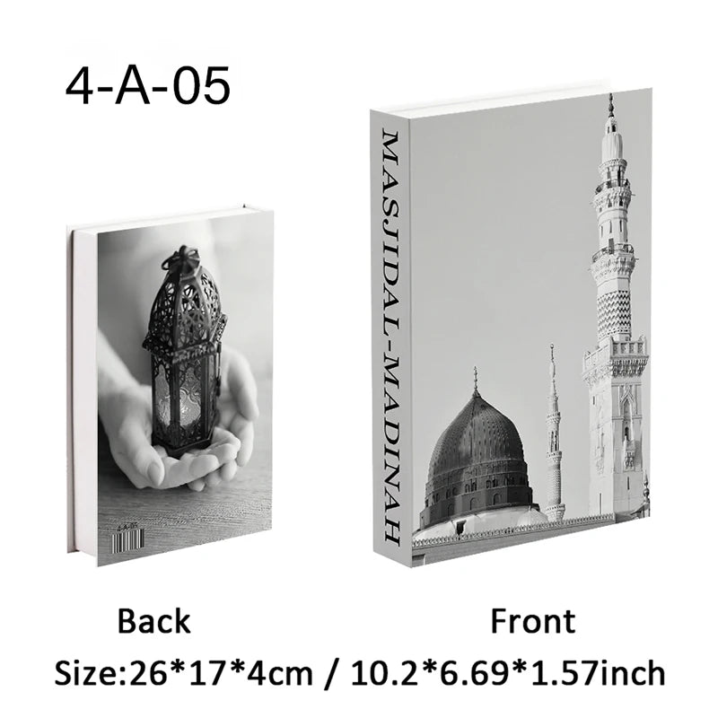Islamic Church Writing Culture Fake Books Decorative Coffee Table Decoration Storage Box Bookshelf Bedroom Aesthetic Home Decor