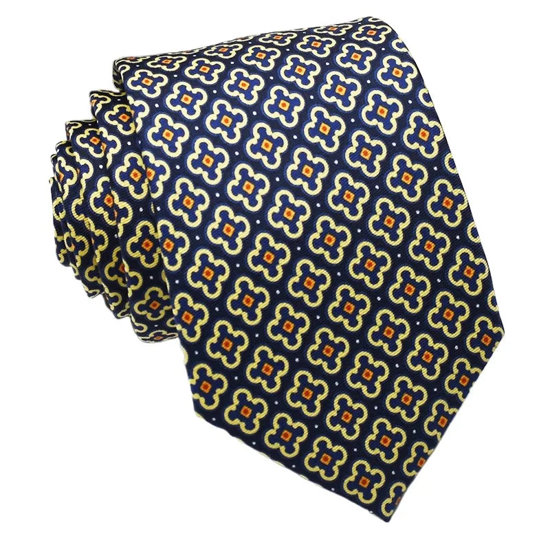 Super Soft Imitation Silk Ties Men's Fashion 8cm Necktie For Men Wedding Business Meeting Gravata Colorful Novelty Printing Tie