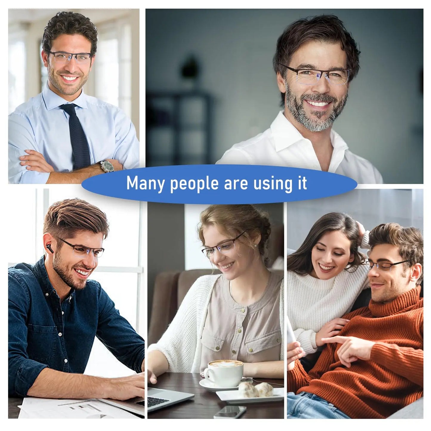 Reading Glasses for Men Women Alloy Eyeglass Frame Spring Hinge Glass Anti Glare Filter Lightweight Eyeglasses Quality Readers