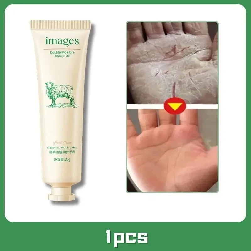 Collagen Smooth Wrinkles Hand Cream Skin Soften Silky Smooth Gloss Nourish Cracked Repair Moisturizing Product Korean Skin Care