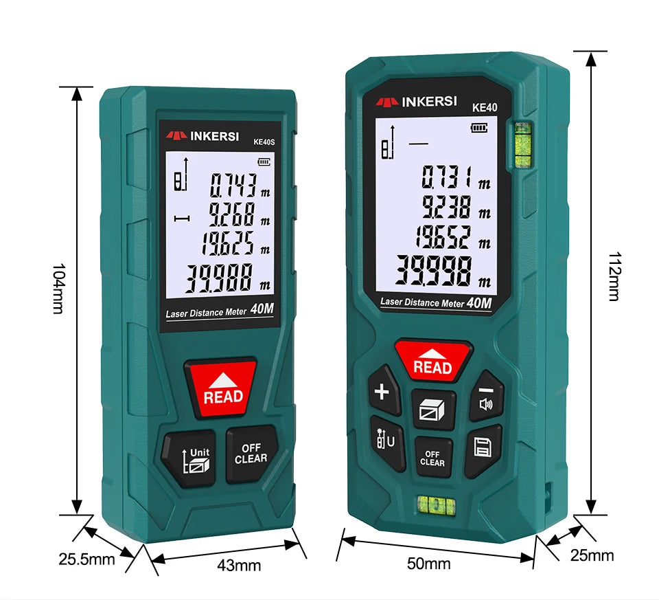 Laser Distance Meter Digital Rangefinder Roulette Trena Measuring Tape Construction Tool Laser Tape Measure Range Finder