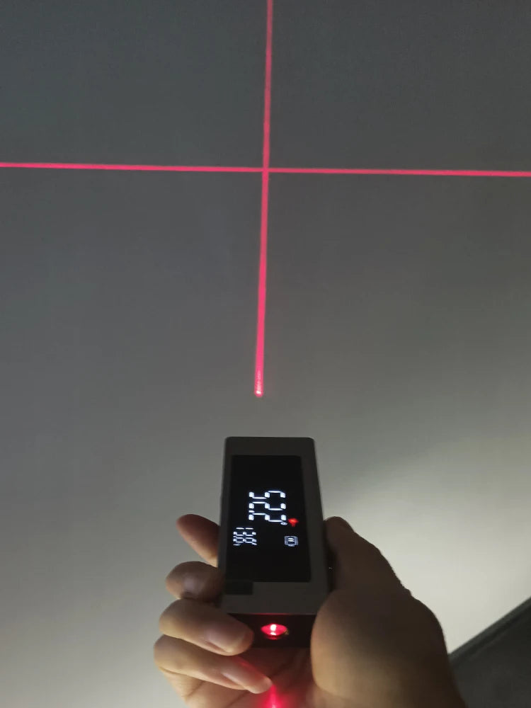 L1 Laser Line Projector Angles Laser Measurement Tools USB C Charging Laser Measure for Home