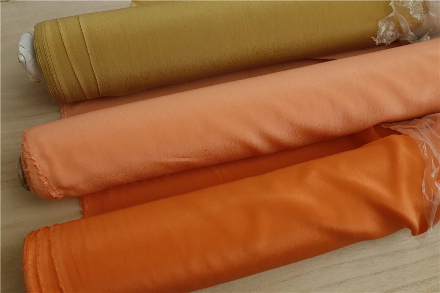 Pure silk shirt clothing fabric wide silk crepe silk fabric crepe dress special offer100% pure silk crepe 25 color selection