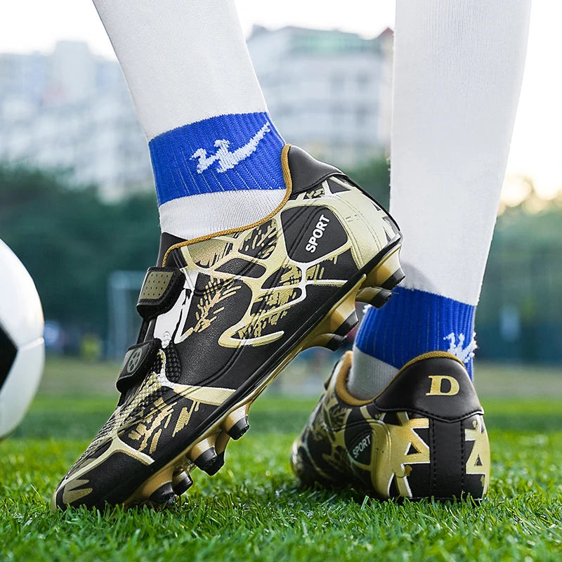 Kids Soccer Shoes FG/TF Football Boots Professional Cleats Grass Training Sport Footwear Boys Outdoor Futsal Soocer Boots 28-38