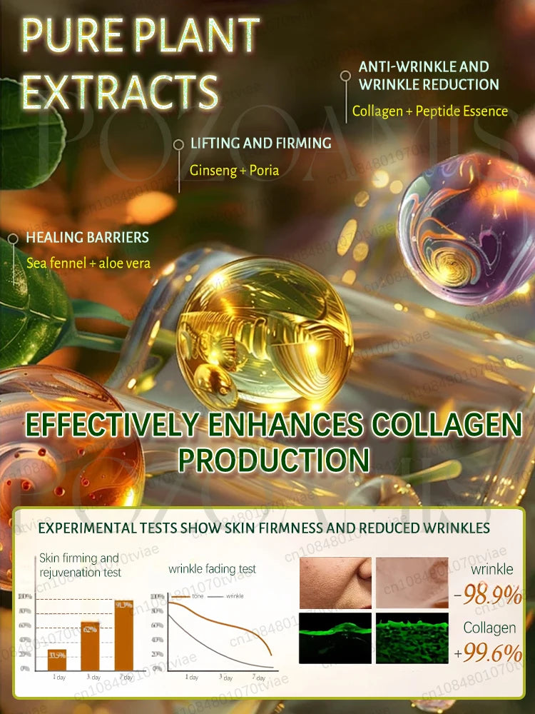 Facial moisturizing, improved elasticity, and restored healthy skin; facial care tools.