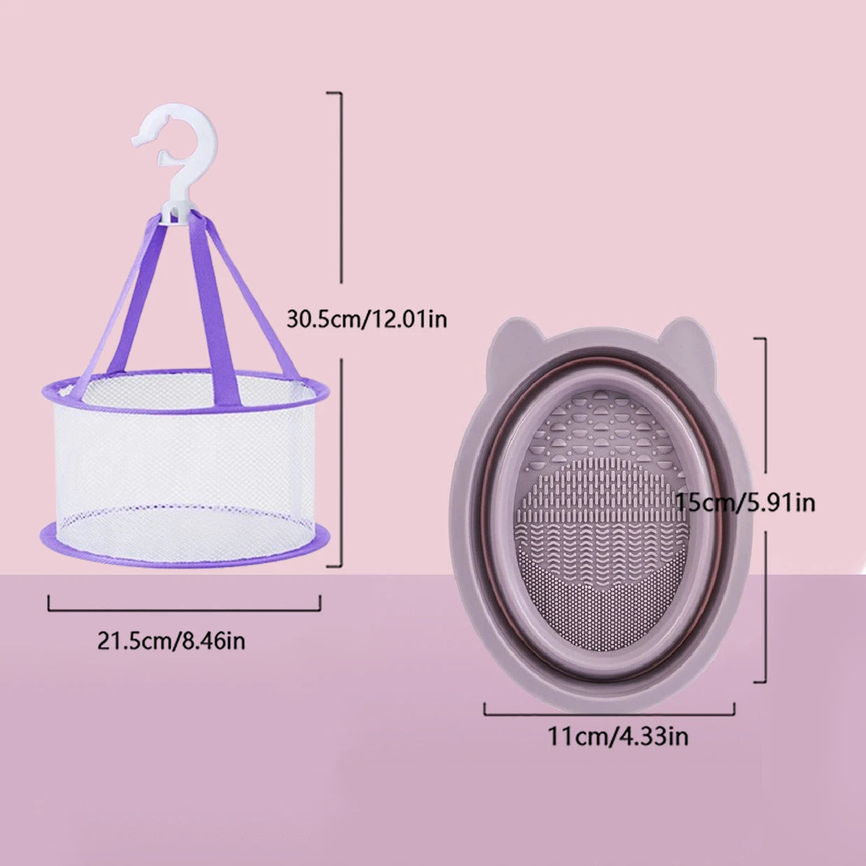 Makeup Brush Cleaning Set Silicone Foldable Beauty Blender Cleaner Tool Kit with Sponge Wash Agent for Cosmetic Brushes And Pad