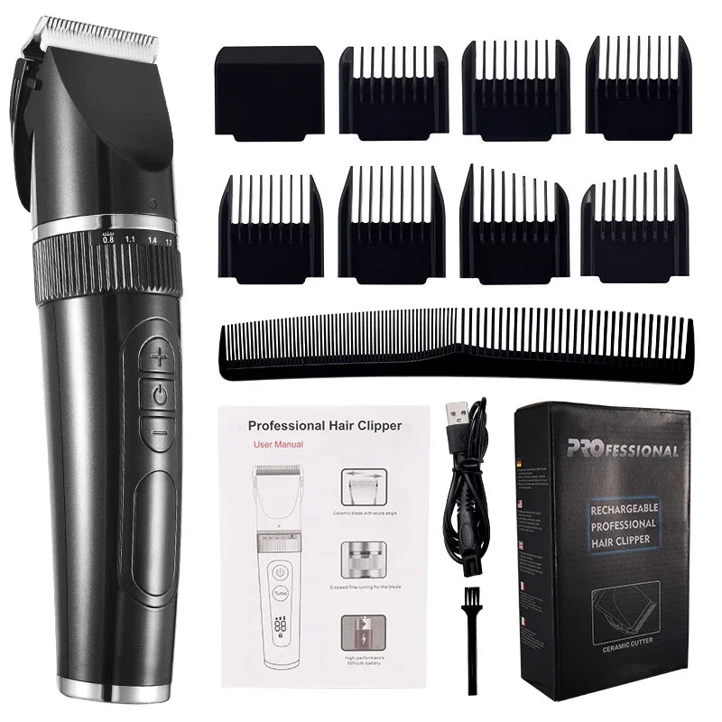 Hair Clipper Professional Hair Trimmer Barber Hair Cutting Machine Electric Shavers for Men Beard Shaving Razor Beard Trimmer