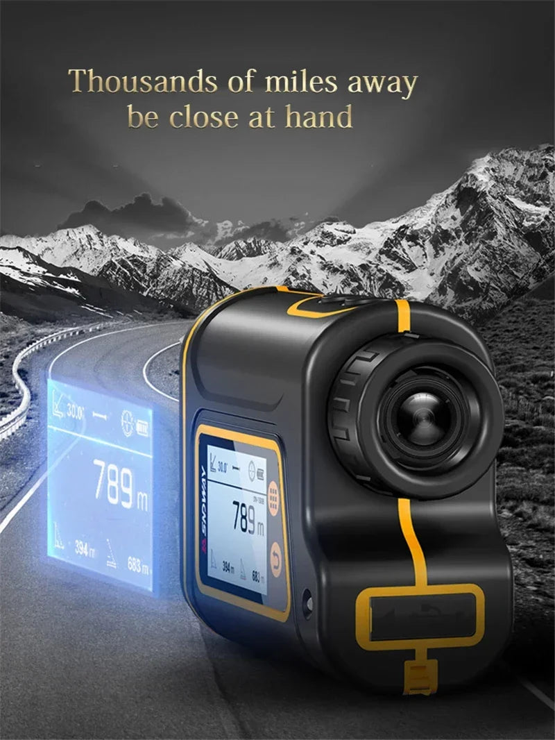 SNDWAY Golf Laser Distance Meter Rangefinder for Hunting 1000M 1500M 2000M Laser Telemeter Golf Camera Outdoor Telescope
