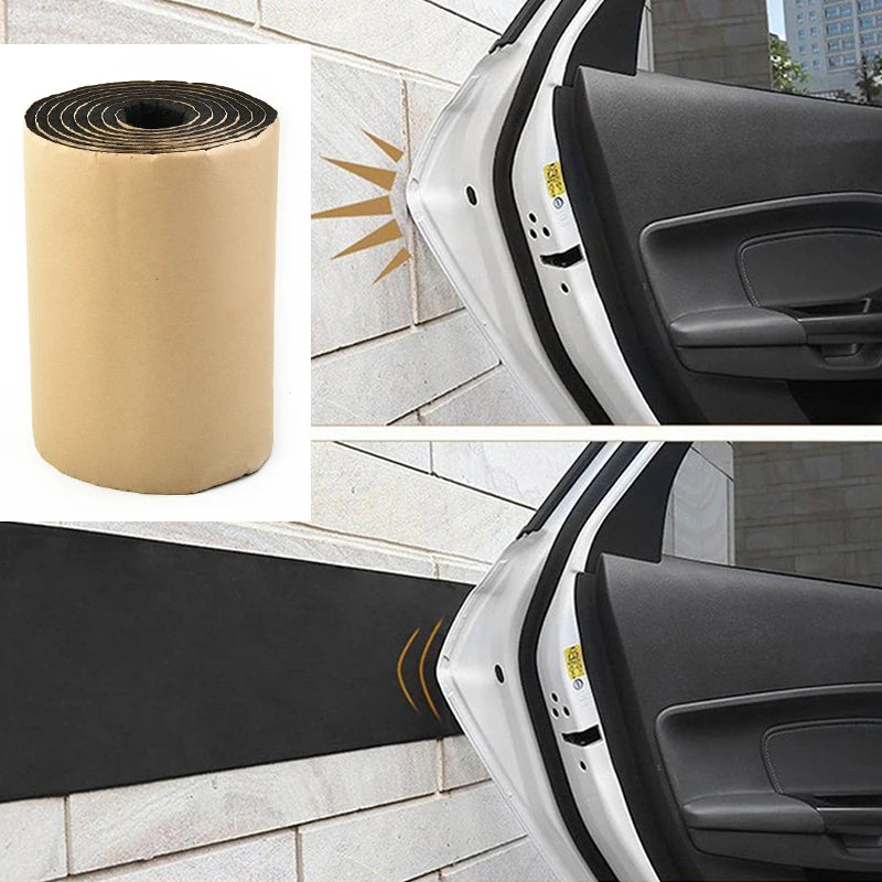 250X20cm Car Door Protector Garage Rubber Wall Safety Guard Bumper Sticker Strips Protection For Garages Parking Garage Door