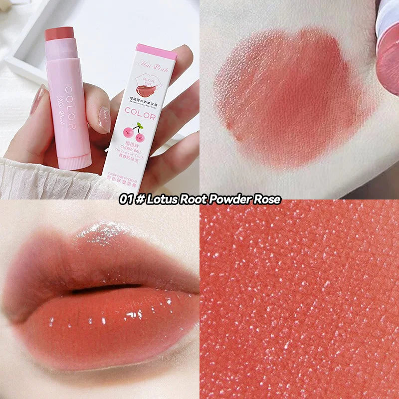 Colored Moisturizing Lip Balm Lipstick Moisturizing, Moisturizing, Diluting Lip Lines, Anti-drying Lip Balm