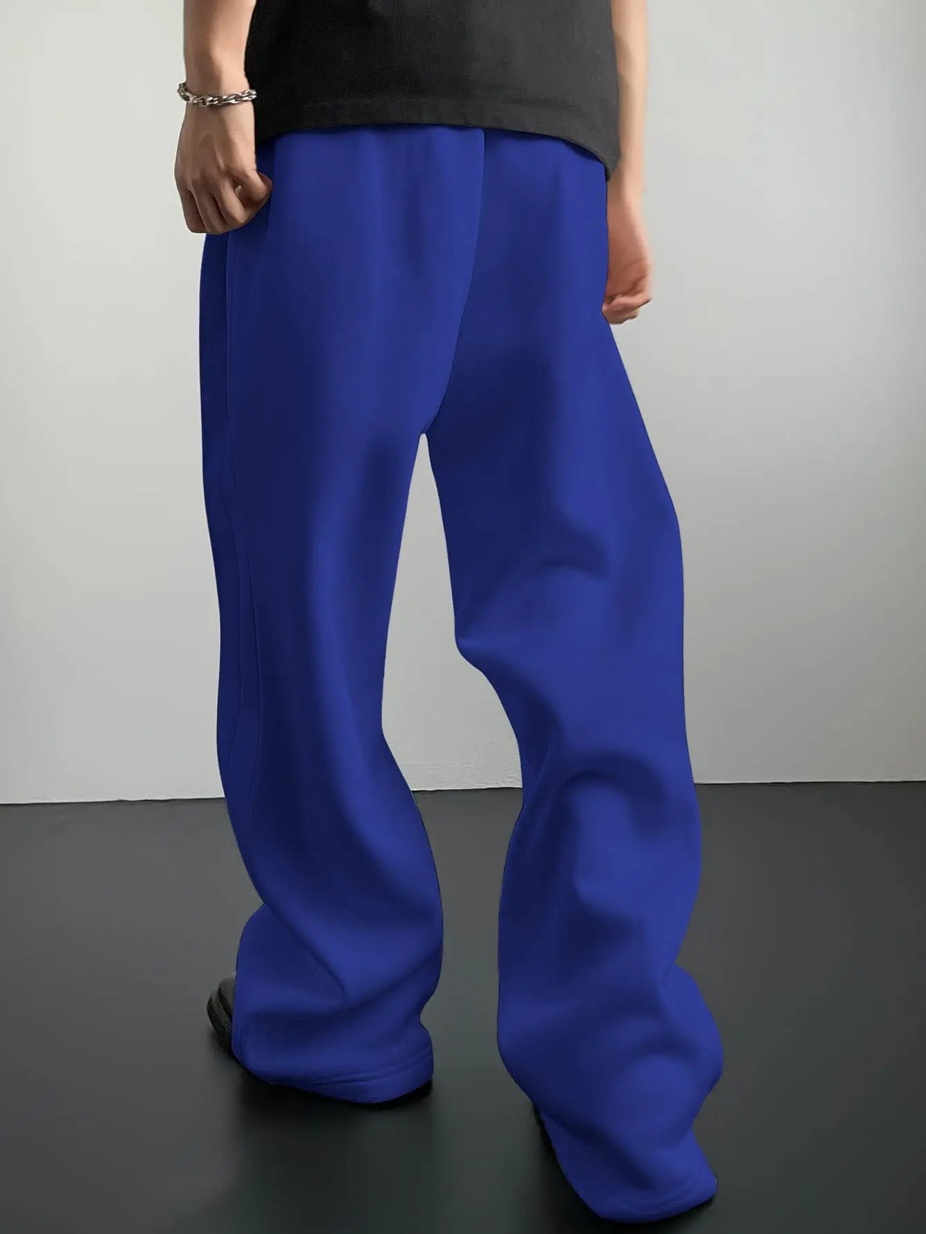2025 New Korean style Sweatpants Sport Pants Men Running Pants Spring Summer Loose Casual Sweat Pants Straight Jogging Pants Men