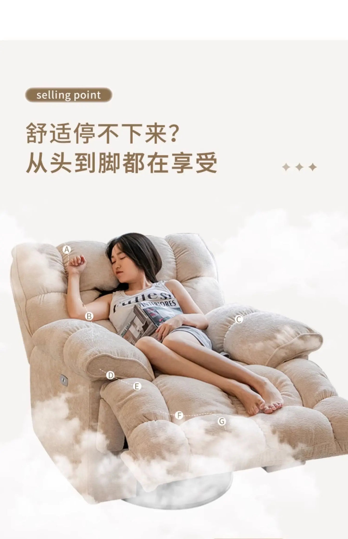 Recliner Europe Living Room Sofas Comfortable Adults Minimalist Design Sofa Cinema Lounge Muebles Para Habitacion Furnitures