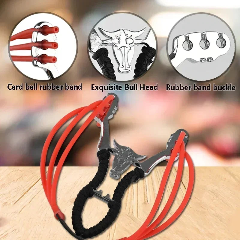 Metal Slingsshot Powerful and Precise Shooting Slingshot Sling Shot Simpleshot High Precision Sling Catapult Hunting Accessories