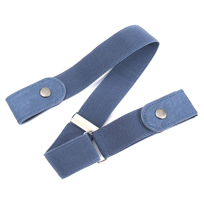Buckle-Free Waist Belt For Jeans Pants,No Buckle Stretch Elastic Waist Belt For Women/Men,No Hassle Belt