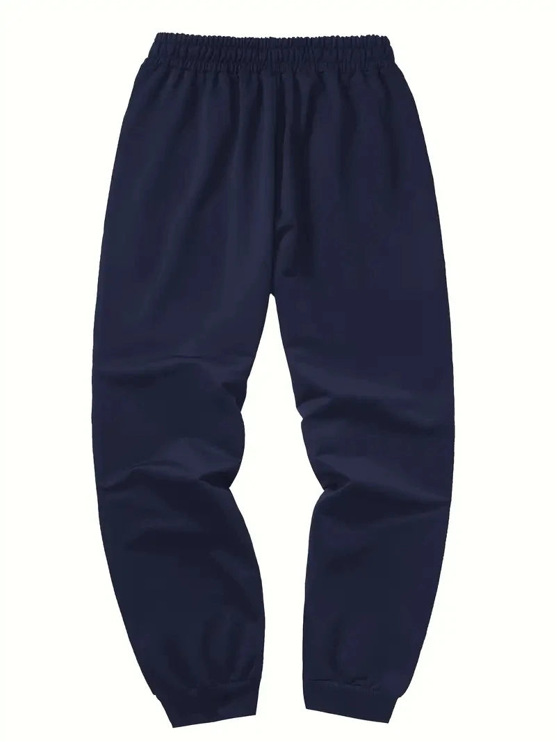 Men's Casual Long Pants Fashionable Multi-Functional Gym Running Trousers Comfortable Soft Quality Daily Wear Sportswear