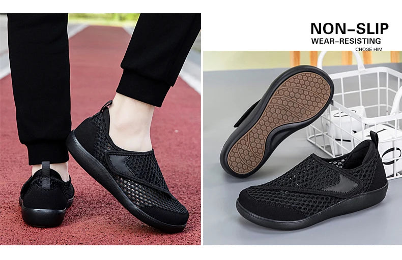 New Casual Orthopedics Wide Feet Swollen Shoes Thumb Eversion Adjusting Sneakers Comfortable Couple Diabetic Shoes Walking Shoes