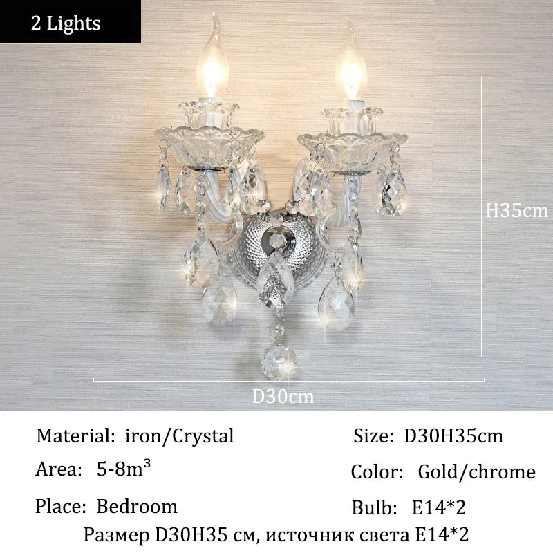 Luxury Living Room Decorate LED Ceiling Pendant Lights Indoor Hanging Lights Fixture Home Crystal Chandeliers Villa Lighting
